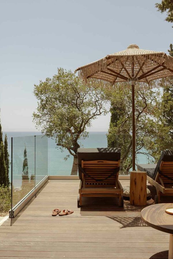 one bedroom villa with private pool f-zeen kefalonia outside view